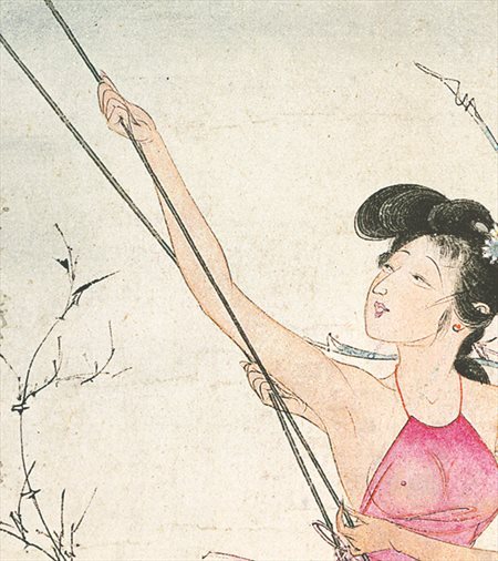 集美-胡也佛的仕女画和最知名的金瓶梅秘戏图